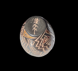 Beautiful Dragonfly Vase 5.5”High X 3.25”Diameter With Corn Stalk Signature by Glendora Fragua - Jemez Pueblo