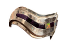 Sterling Silver Inlay Cuff 1-1/8”Wide with a 1”Opening by Teddy Draper Jr. and Ophelia Garcia - Navajo