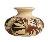 Polychrome Pot Ca.1996 2.75”H x 4”Diameter by Harrison Jim - Hopi