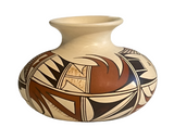 Polychrome Pot Ca.1996 2.75”H x 4”Diameter by Harrison Jim - Hopi