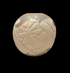 Polychrome Jar Carved and Painted by Martin Olivas Quintana - Mata Ortiz