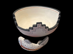 Fish in a Bowl 8.75”Wide x 3.25” by Thomas Tapia - Tesuque Pueblo