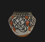 Ca. 1910-1920 Acoma Pueblo Polychrome Olla 8.5”High x 10”Diameter -Acoma Pueblo