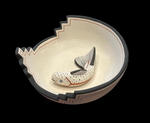 Fish in a Bowl 8.75”Wide x 3.25” by Thomas Tapia - Tesuque Pueblo