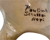 Polychrome Turtle on a Canteen 11”High x 11.5Wide by Pauline Setalla - Hopi