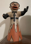 Burning of the Zozobra figure Need Repair by Mary Ortiz - Cochiti Pueblo