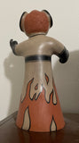 Burning of the Zozobra figure Need Repair by Mary Ortiz - Cochiti Pueblo