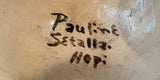 Polychrome Turtle on a Canteen 11”High x 11.5Wide by Pauline Setalla - Hopi