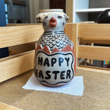 Happy Easter Hatching Chick 5.75High x 4.25”Diameter by Mary Ortiz - Cochiti Pueblo