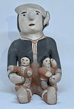 Storyteller with2 Babies 7.5"H x 5"Wide x 6.5"Deep by Josephine Aequero - Cochiti Pueblo