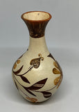 Polychrome Vase with Fire Clouds 6.5”H x 4.5”Diameter - Unsigned Acoma Pueblo