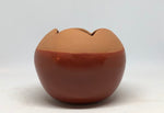 Red and Cream Bowl 6.5"High x 5.5"Diameter by Jordyn Atencio - Ohkat Owinge (San Juan) Pueblo